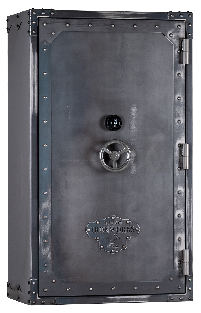 The Rhino Safe Iron Works product line features an antique appearance with factory-applied scuffs, marks, etc. that are practical and handsome.